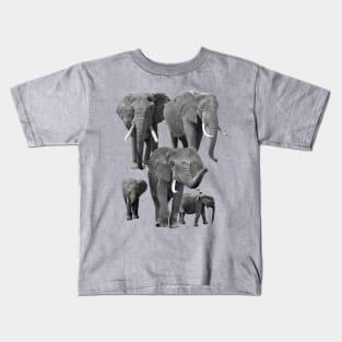 Elephants family - Elephant - Elis in Africa Kids T-Shirt